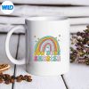 100th Day Of School Teacher 100 Days Smarter Rainbow Delighted Happy SVG PNG Digital Design