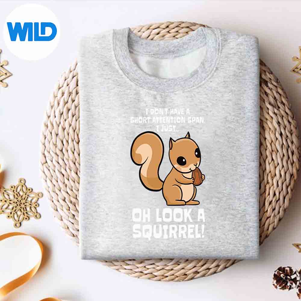 Alternative view of Adhd Squirrel For Chipmunk Pet Lovers Silhouette SVG PNG Cut File