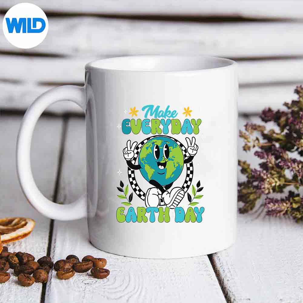 Cute Groovy Make Everyday Earth Day Classroom Teachers SVG PNG 6 CuteGroovyMakeEverydayEarthDayClassroomTeachersmug