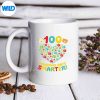 Dog Cat Paws 100 Days Of Pawsome 100th Day Of School Vector Design