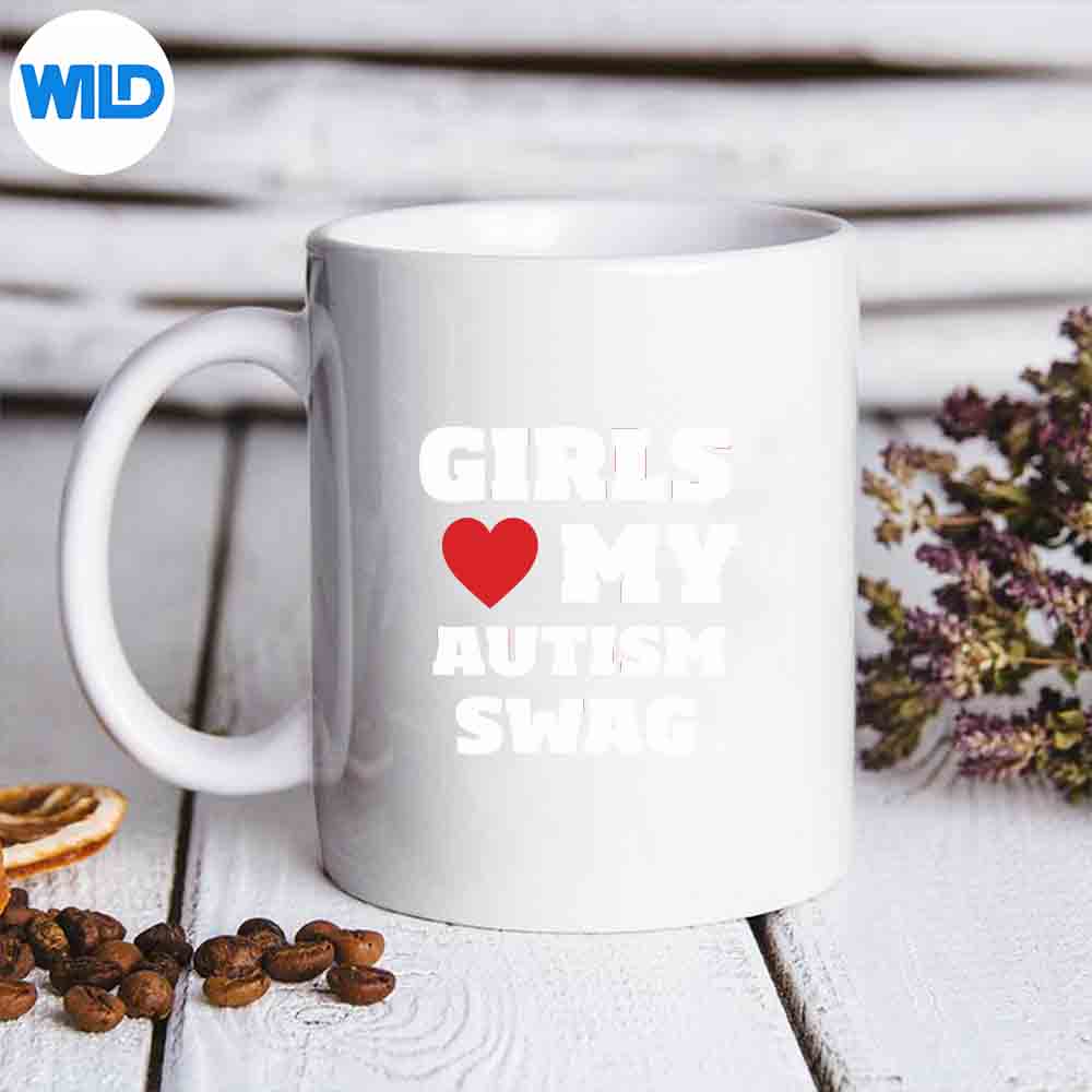 Girls Love My Autism Swag Autistic Awareness SVG PNG Digital Design