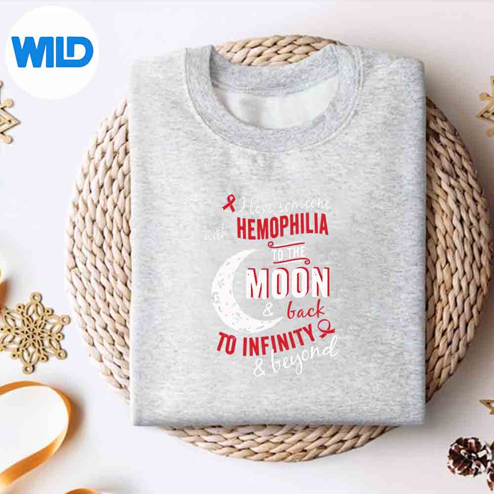 Alternative view of Hemophilia Awareness I Love Someone With Hemophilia Digital Design