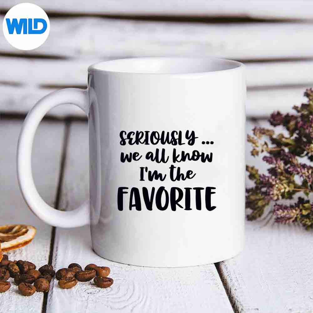 Im The Favorite Sarcastic Matching Family Siblings Mom Joke SVG PNG Digital Design