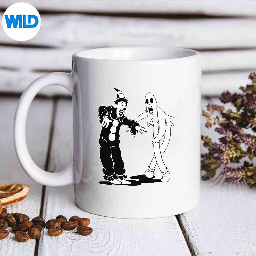 Koko The Clown And Ghost Dancing SVG PNG 1 Koko The Clown And Ghost Dancing SVG PNG