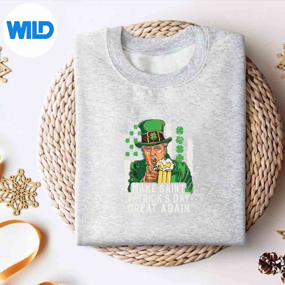 Make Saint St Patricks Day Great Again Trump SVG PNG Digital Download 2 Make Saint St Patricks Day Great Again Trump SVG PNG Digital Download - Image 2