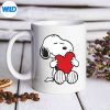 Peanuts Valentine Snoopy Hugging Heart Digital Download