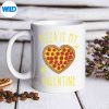 Pizza Is My Valentine Valentines Day Heart Pepperoni Lover Digital Design