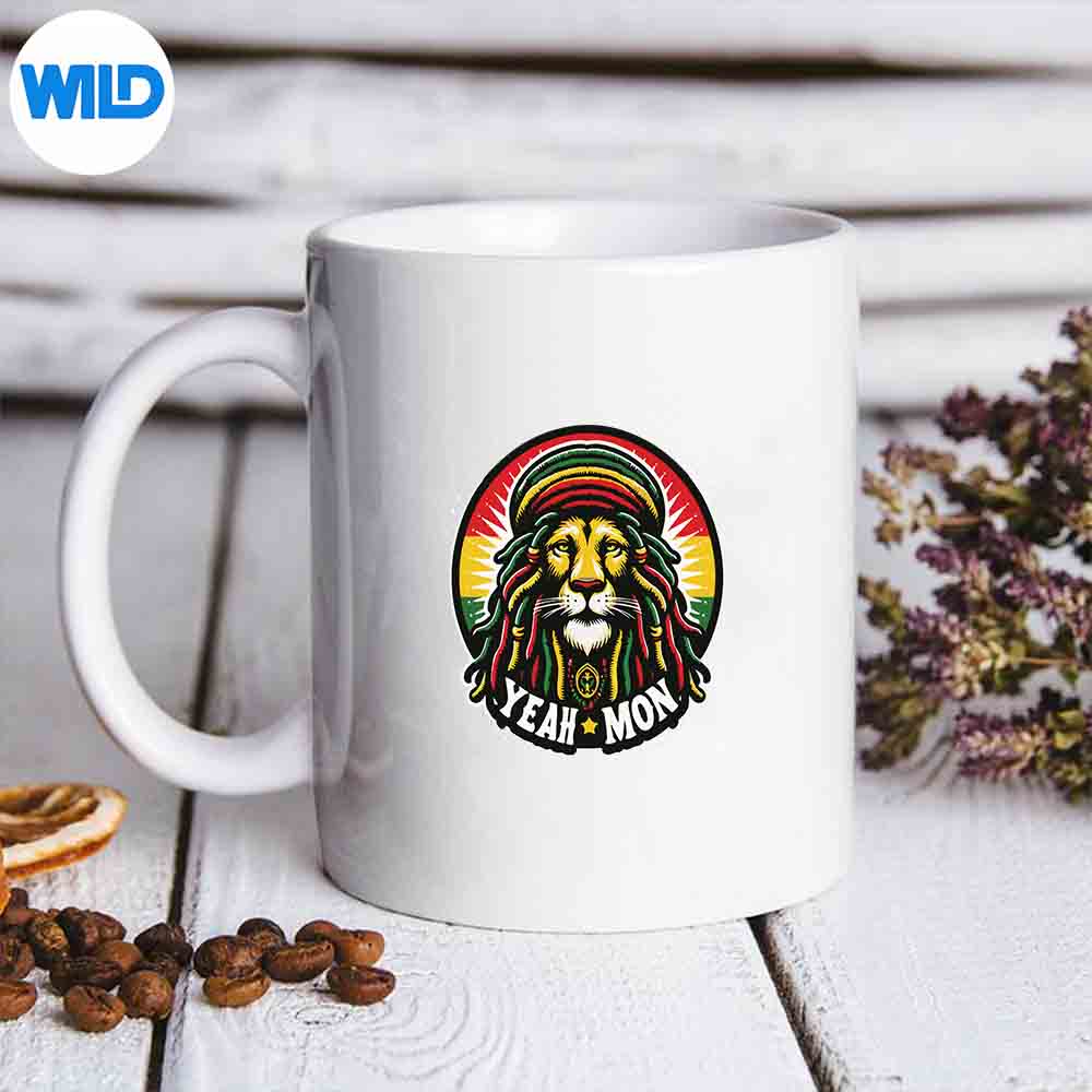 Rasta Reggae Lion For Jamaica Yeah Mon Reggae SVG PNG Download