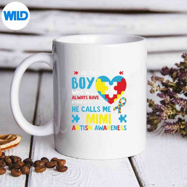 Theres This He Calls Me Mimi Grandma Autism Awareness SVG PNG Cut File