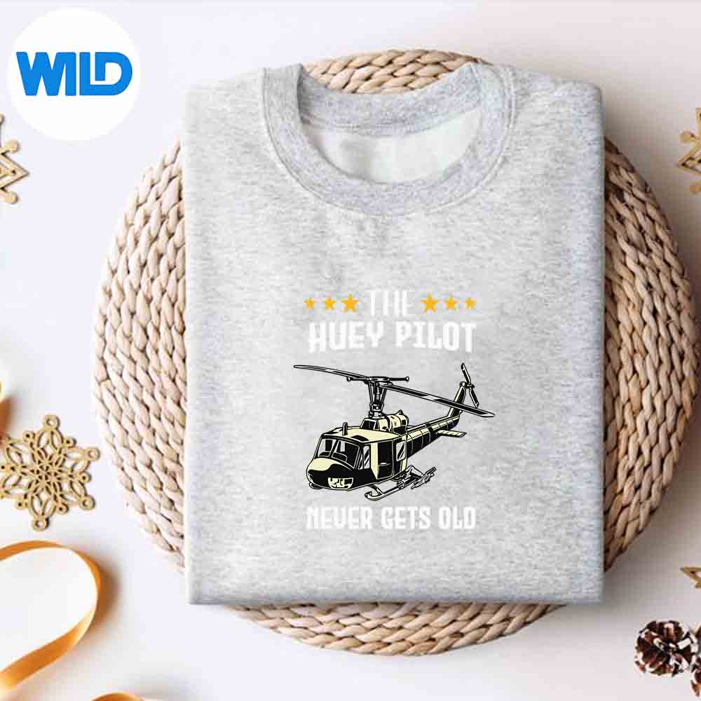 Alternative view of Uh Huey Helicopter Pilots Vietnam Veteran Huey Pilot Crew PNG SVG for Cricut
