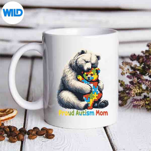 Youll Never Walkalone Autism Mama Mom Bear Support Autism SVG PNG Download