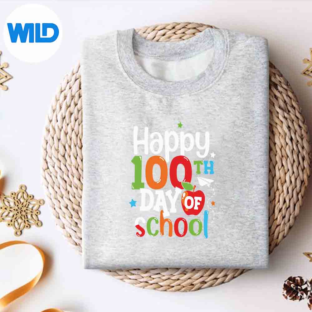 Alternative view of 100 Days Of School Teachers Happy 100th Day Of School SVG PNG Digital Download