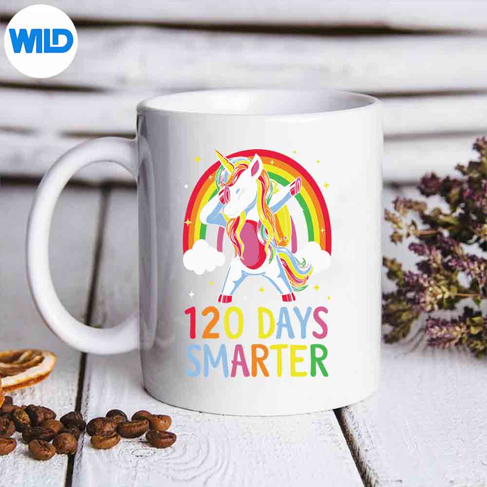 10th Day Of School Unicorn 10 Days Smarter Kindergarten SVG PNG Download