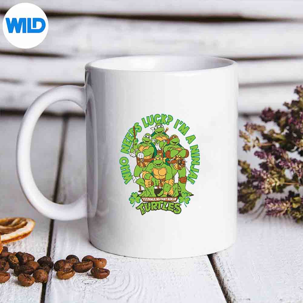 Age Mutant Ninja Turtles St Patricks Day Luck Vector Design