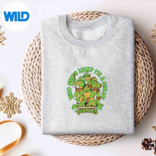 Age Mutant Ninja Turtles St Patricks Day Luck Vector Design 4 AgeMutantNinjaTurtlesStPatricksDayLucksweater