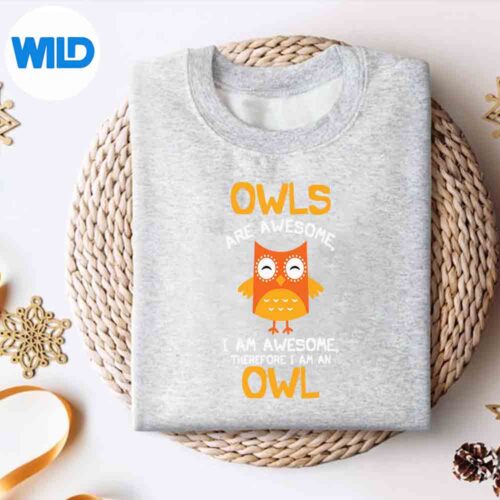 Awesome Cartoon I Am An Owl For Owl Lovers Surprised Great SVG PNG 4 AwesomeCartoonIAmAnOwlForOwlLoversSurprisedGreatsweater