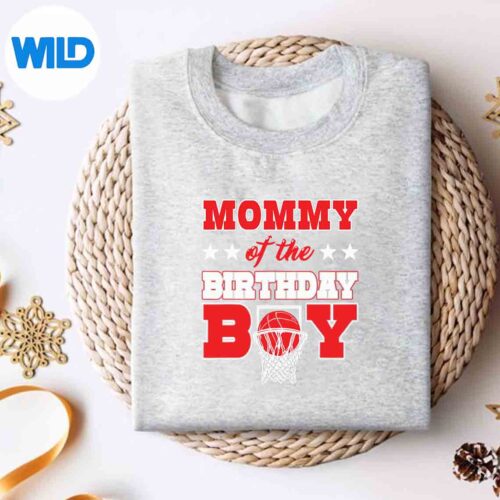 Basketball Party Mommy Of The Baller Family Mom Vector Design 4 BasketballPartyMommyOfTheBallerFamilyMomsweater
