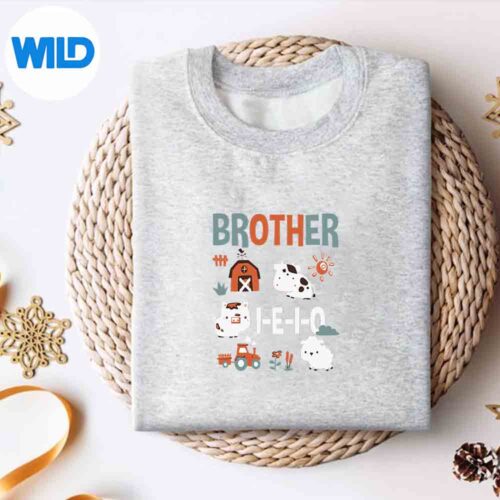 Brother I E I O Farm Party Rd Girl Yrs Old SVG PNG Cut File 4 BrotherIEIOFarmPartyRdGirlYrsOldsweater