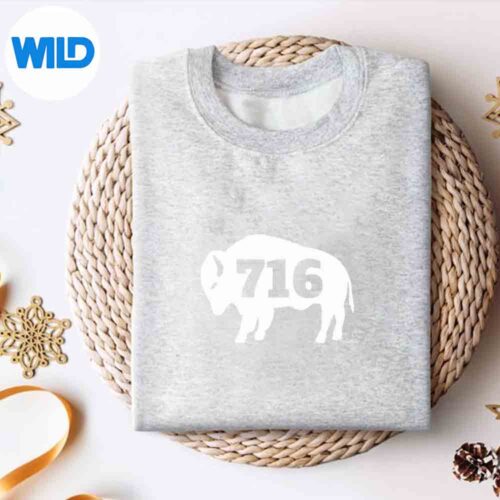 Buffalo Ny Area Code Bison Buffalooooo New York State Digital Download 4 BuffaloNyAreaCodeBisonBuffaloooooNewYorkStatesweater