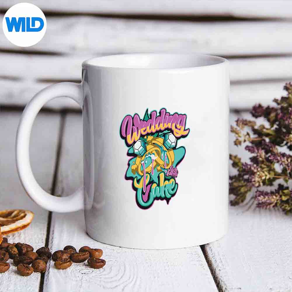 Cannabis Culture Stoner Wedding Cake Weed Strain SVG Cut File