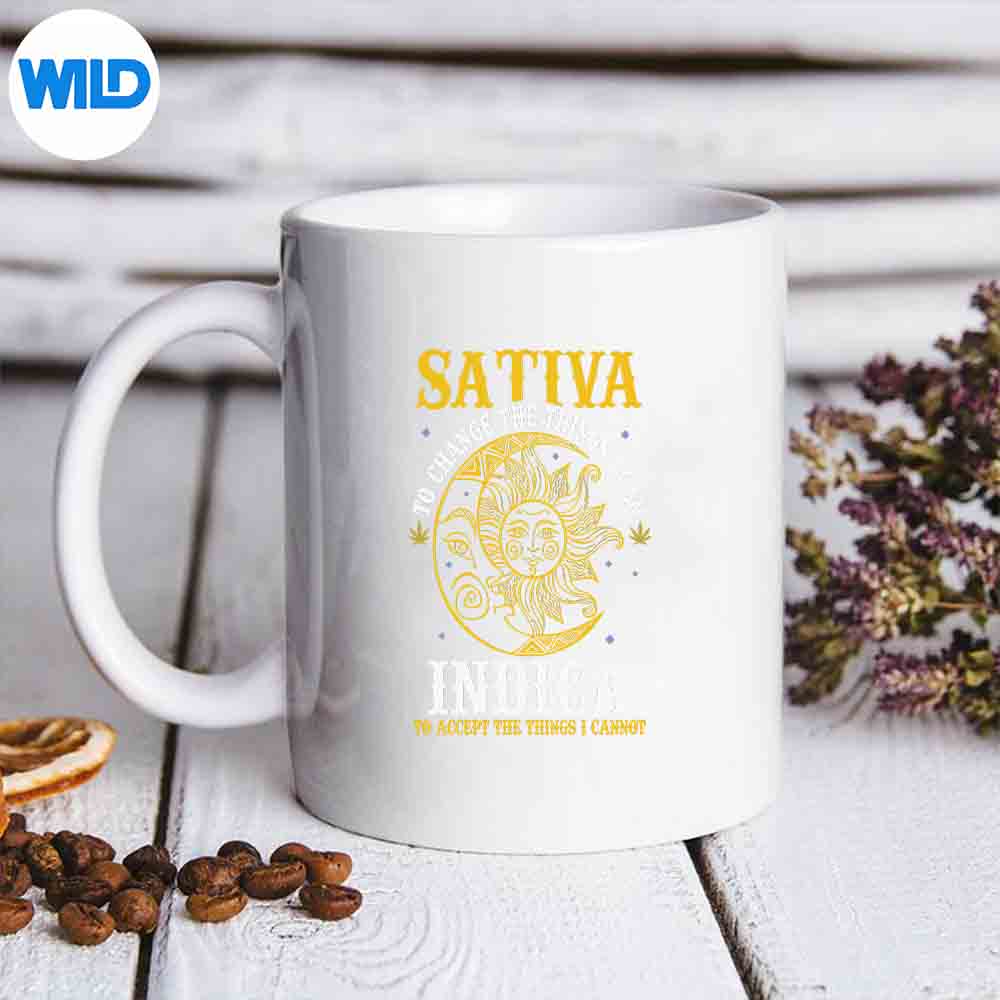 Cannabis Weed Fun Sativa To Change The Things I Can Indica Cut File