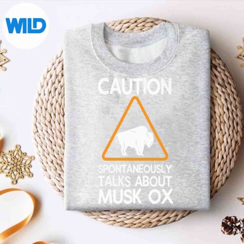 Caution Spontaneously Talks About Musk Ox SVG PNG Digital Download 4 CautionSpontaneouslyTalksAboutMuskOxsweater