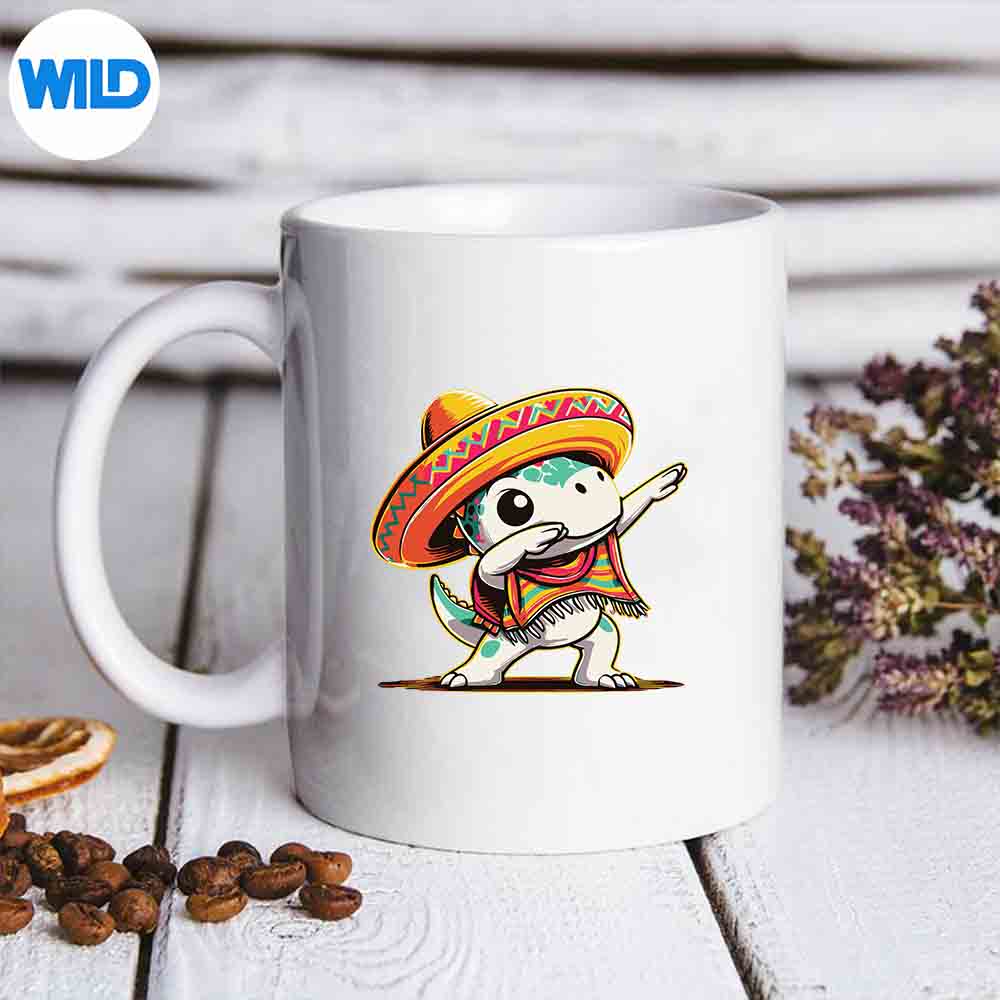 Colorful Dino Dab Fiesta Dinosaur Sombrero And Poncho Design for Cricut 6 ColorfulDinoDabFiestaDinosaurSombreroAndPonchomug