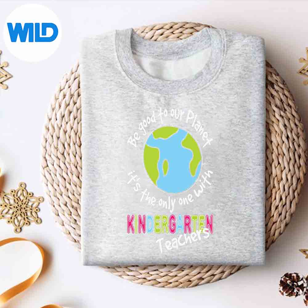 Alternative view of Earth Day Kindergarten Teacher For Teachers SVG PNG