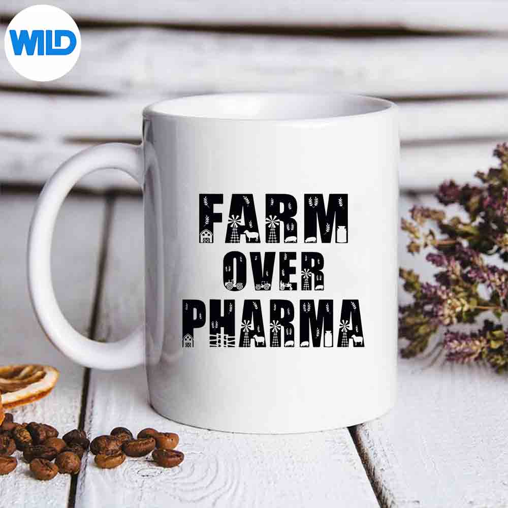 FarmOverPharmaVegetableVintagemug