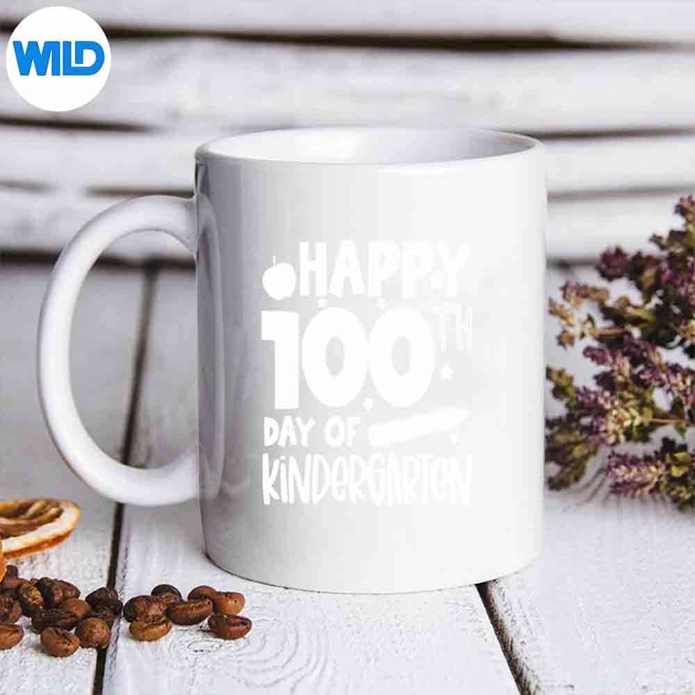 Happy100thDayOfKindergarten100DaysOfSchoolFunnyGreatmug