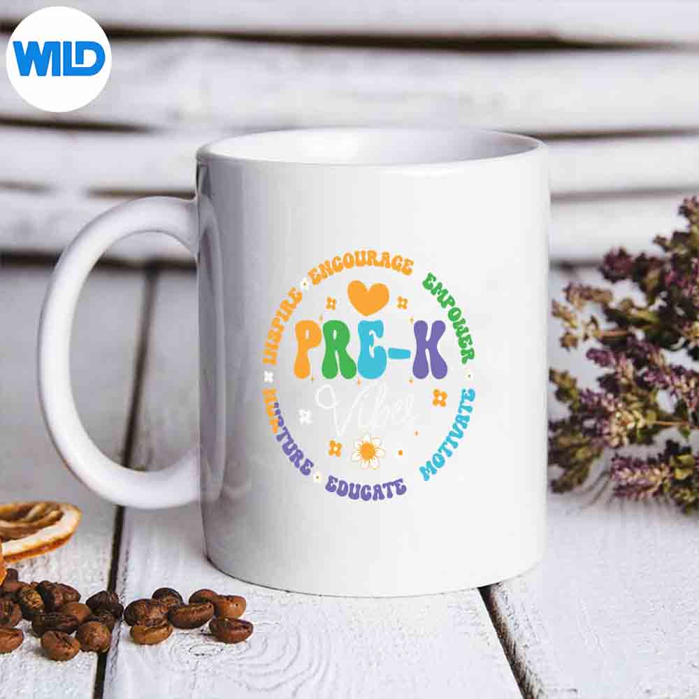 Hello Prek Vibes Teacher Kindergarten 1st Day Of School Silhouette SVG PNG