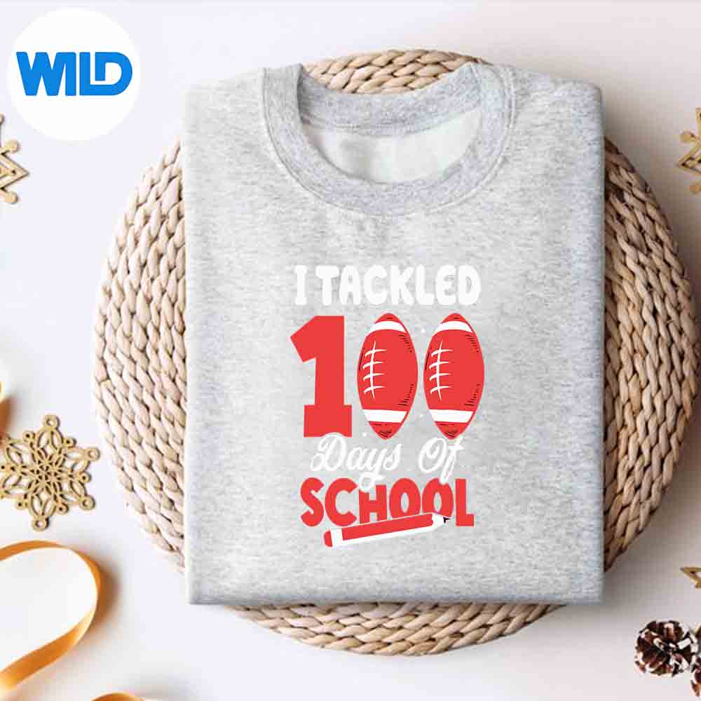 Alternative view of I Tackled 100th Day Of School 100 Days Smarter Kindergarten Cut File
