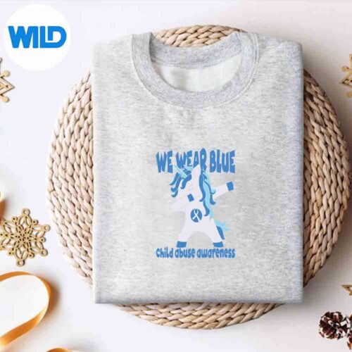 In April We Wear Blue For Child Abuse Awareness Unicorn PNG SVG for Cricut 4 InAprilWeWearBlueForChildAbuseAwarenessUnicornsweater