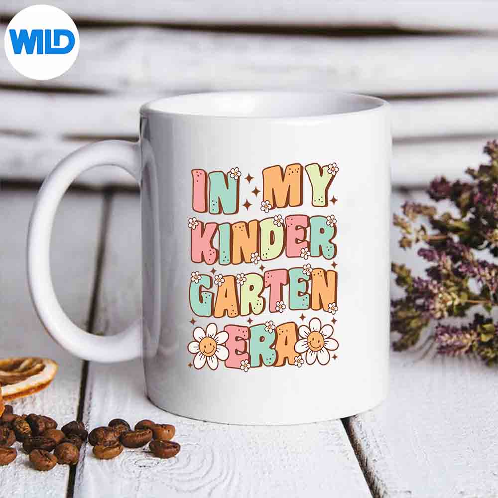 In My Kindergarten Era Groovy Kindergarten Back To School Design for Cricut