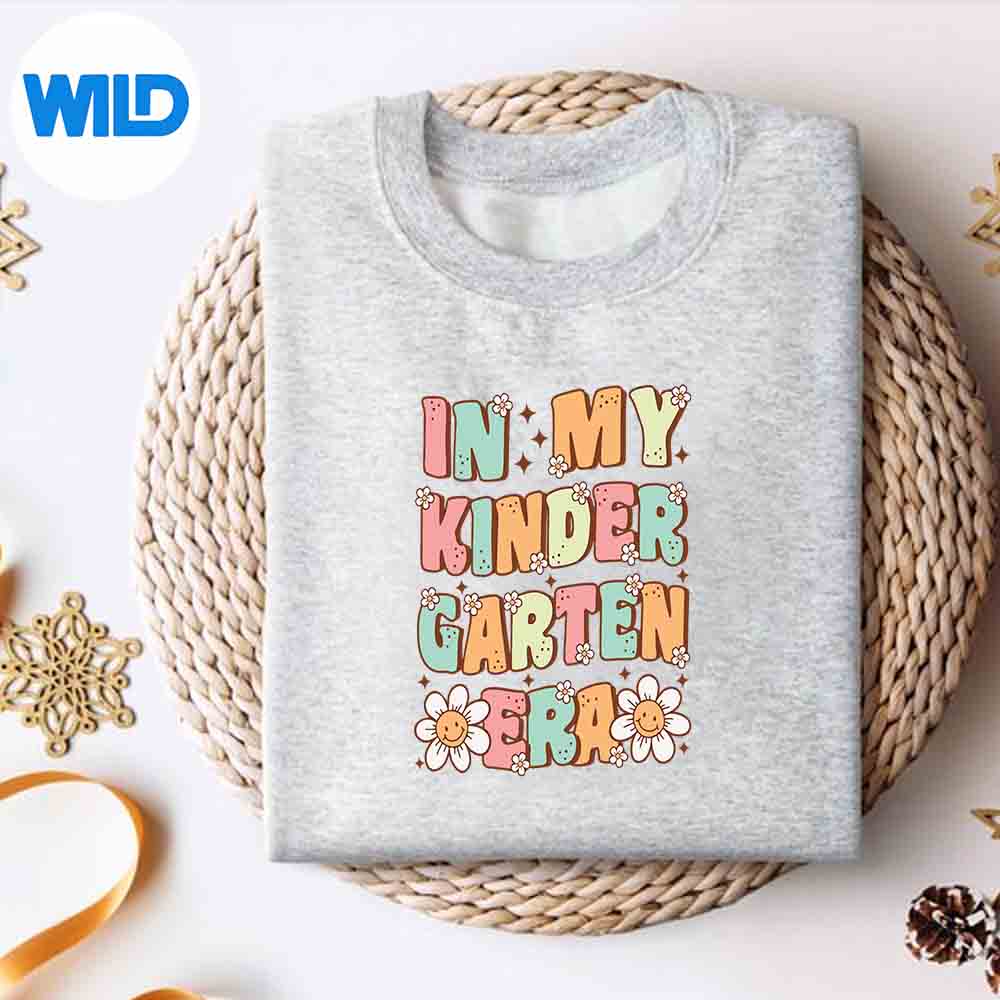 Alternative view of In My Kindergarten Era Groovy Kindergarten Back To School Design for Cricut