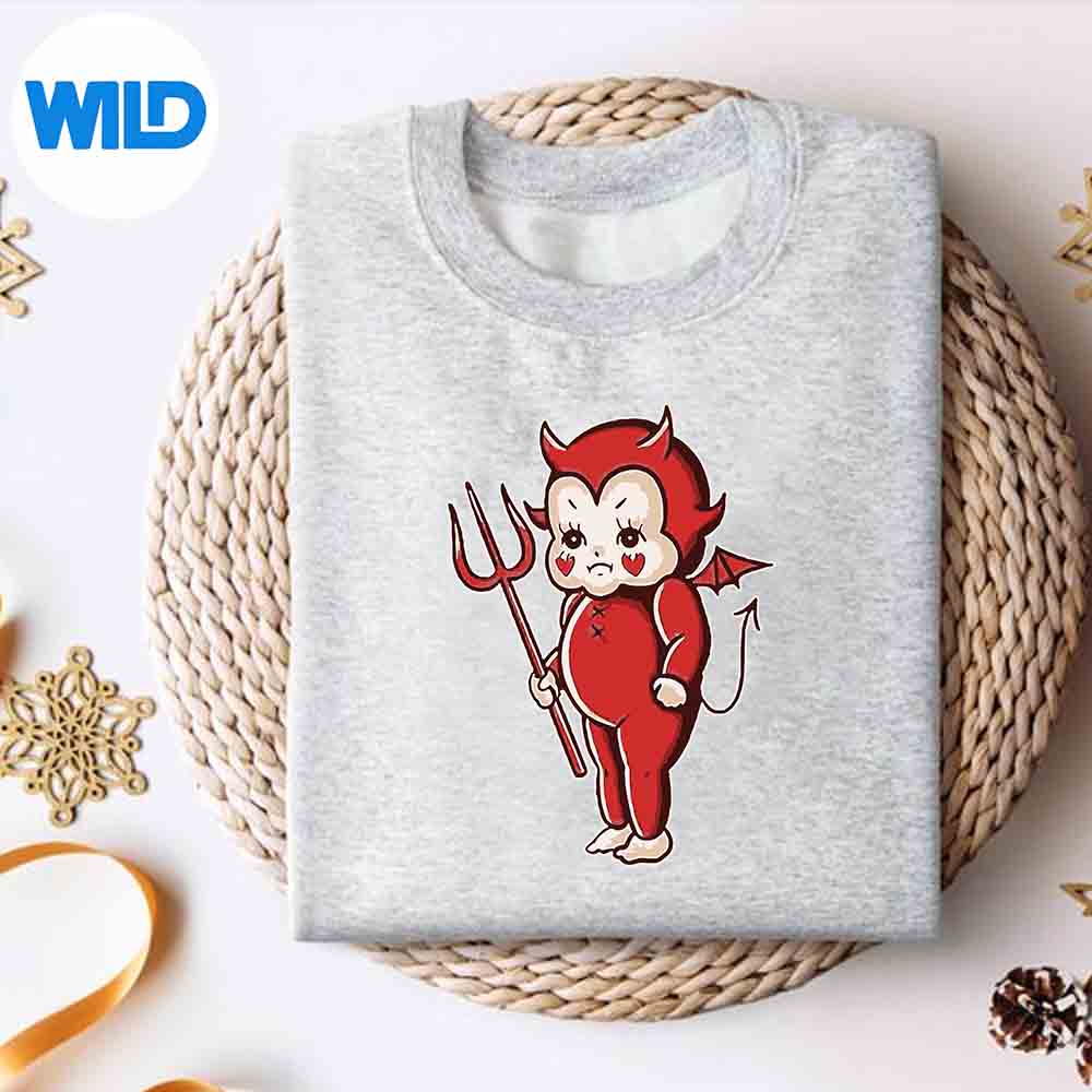 Alternative view of Kewpie Baby Devil Traditional Flash Cut File