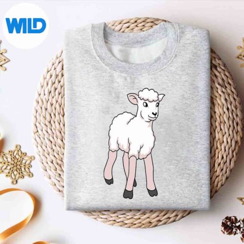 LambSheepChildrenEasterSheepLambEasterChildHoofedsweater
