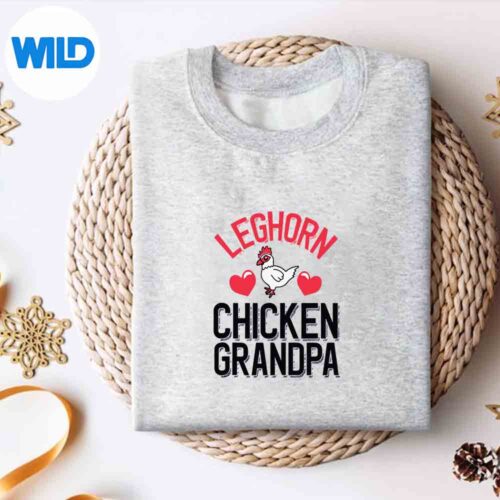 Leghorn Chicken Grandpa Cute Leghorn Chicken Family Cute Love Silhouette SVG PNG Cut File 4 LeghornChickenGrandpaCuteLeghornChickenFamilyCuteLovesweater