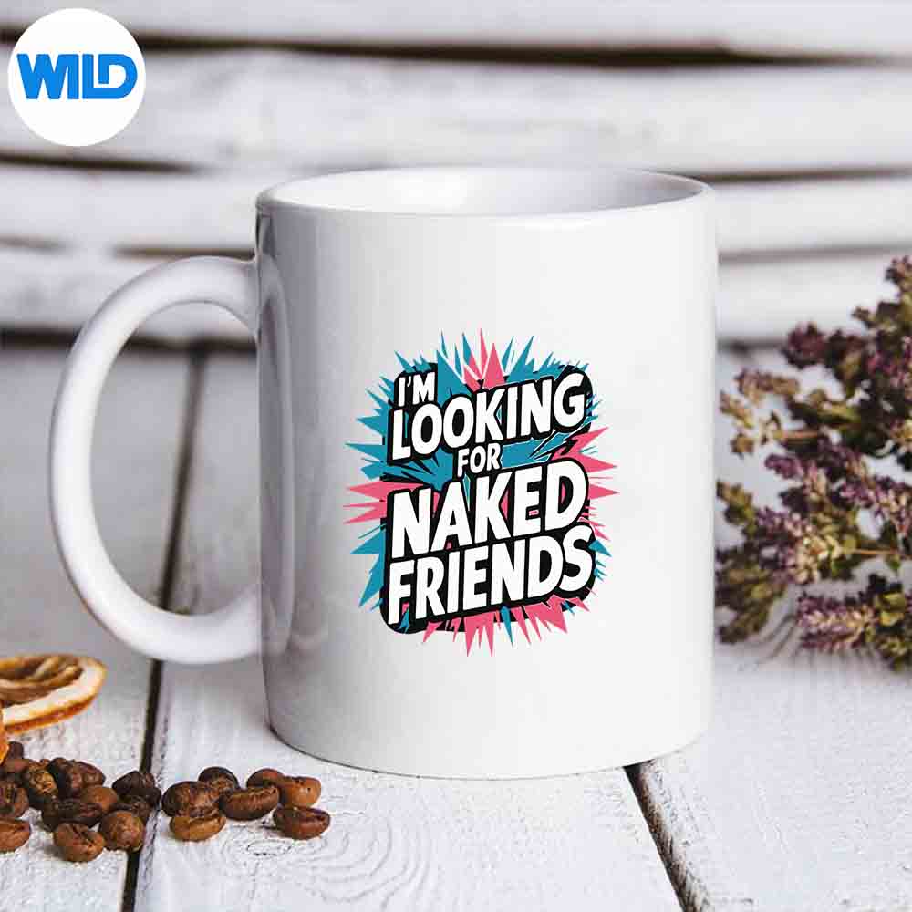 Looking For Naked Friends Nudist SVG PNG Digital Design