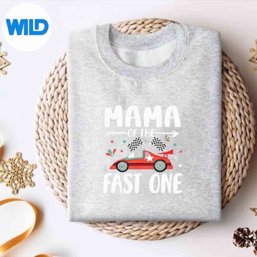 Mama Of The Fast One St Race Car Family Matching PNG SVG for Cricut 4 MamaOfTheFastOneStRaceCarFamilyMatchingsweater