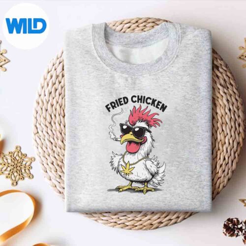 Marijuana Fried Chicken Lover Stoner Weed Pot Cut File 4 MarijuanaFriedChickenLoverStonerWeedPotsweater