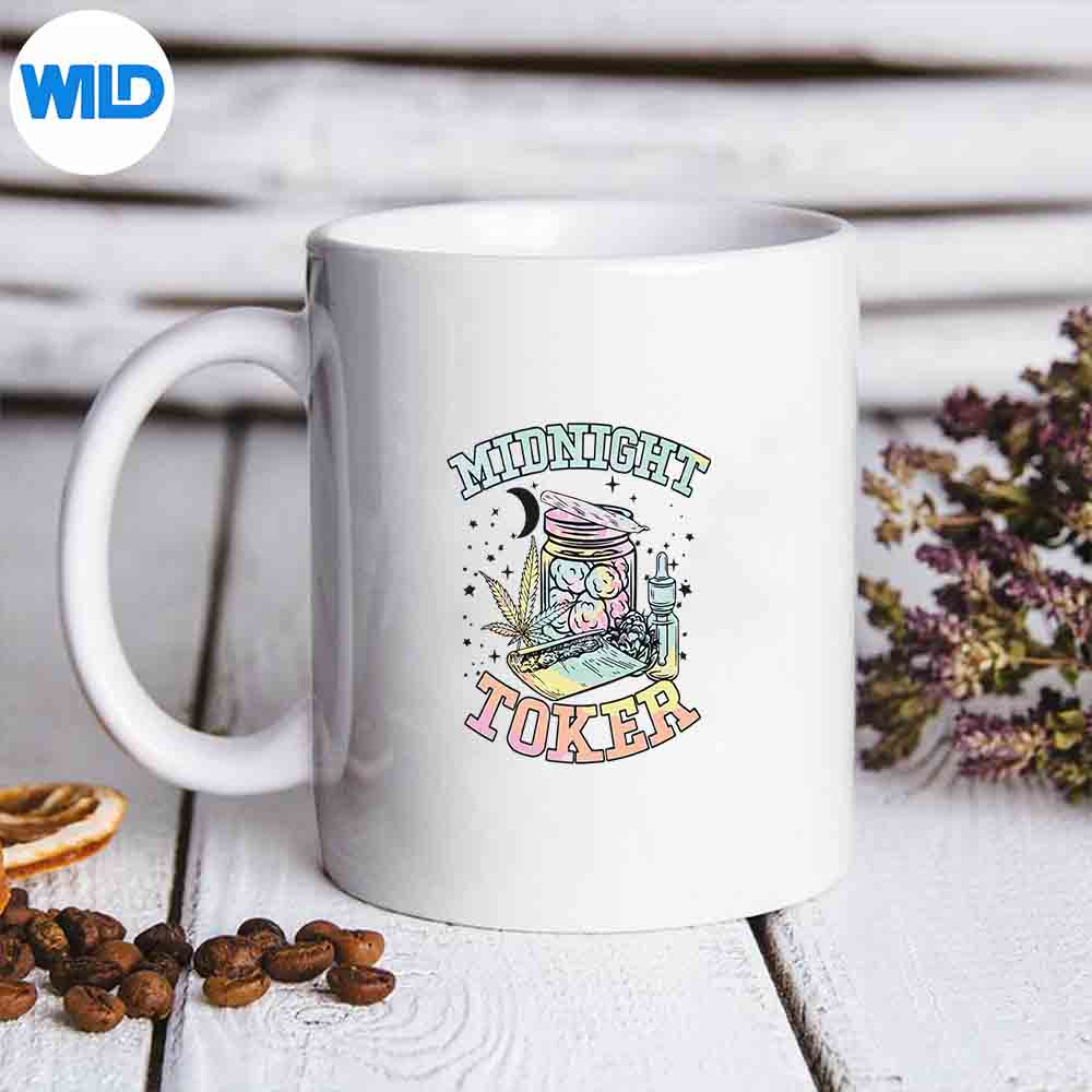 Midnight Toker Weed Smoker Pot Stoner Marijuana Cannabis SVG Cut File