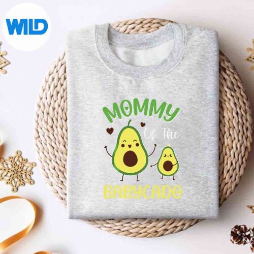 Mommy Of The Babycado Party Avocado Family Matching Vector Design 4 MommyOfTheBabycadoPartyAvocadoFamilyMatchingsweater