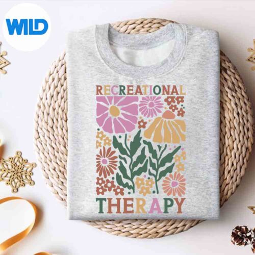 Recreational Therapy Squad Therapist Recreation Therapeutic Vector Design 4 RecreationalTherapySquadTherapistRecreationTherapeuticsweater