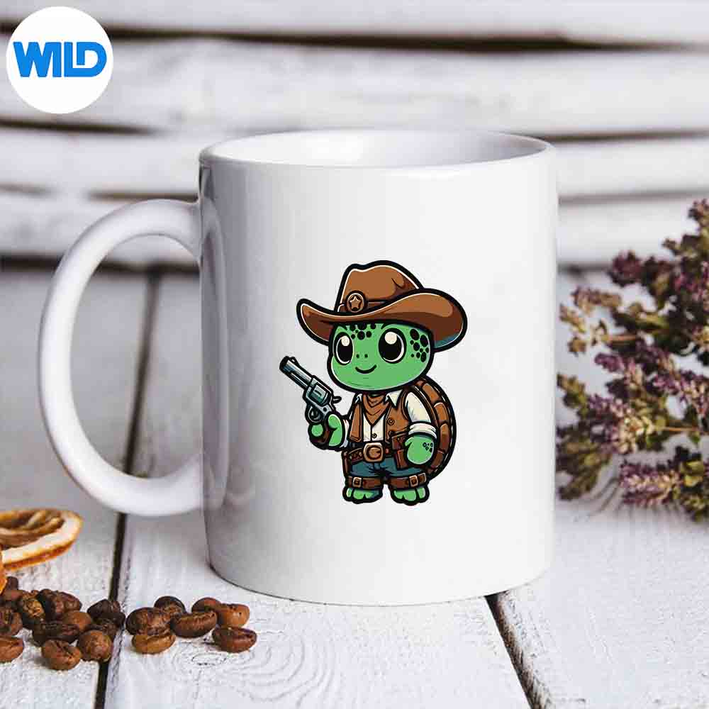 Sea Turtle Wild West Reptile Cow SVG PNG 6 SeaTurtleWildWestReptileCowmug