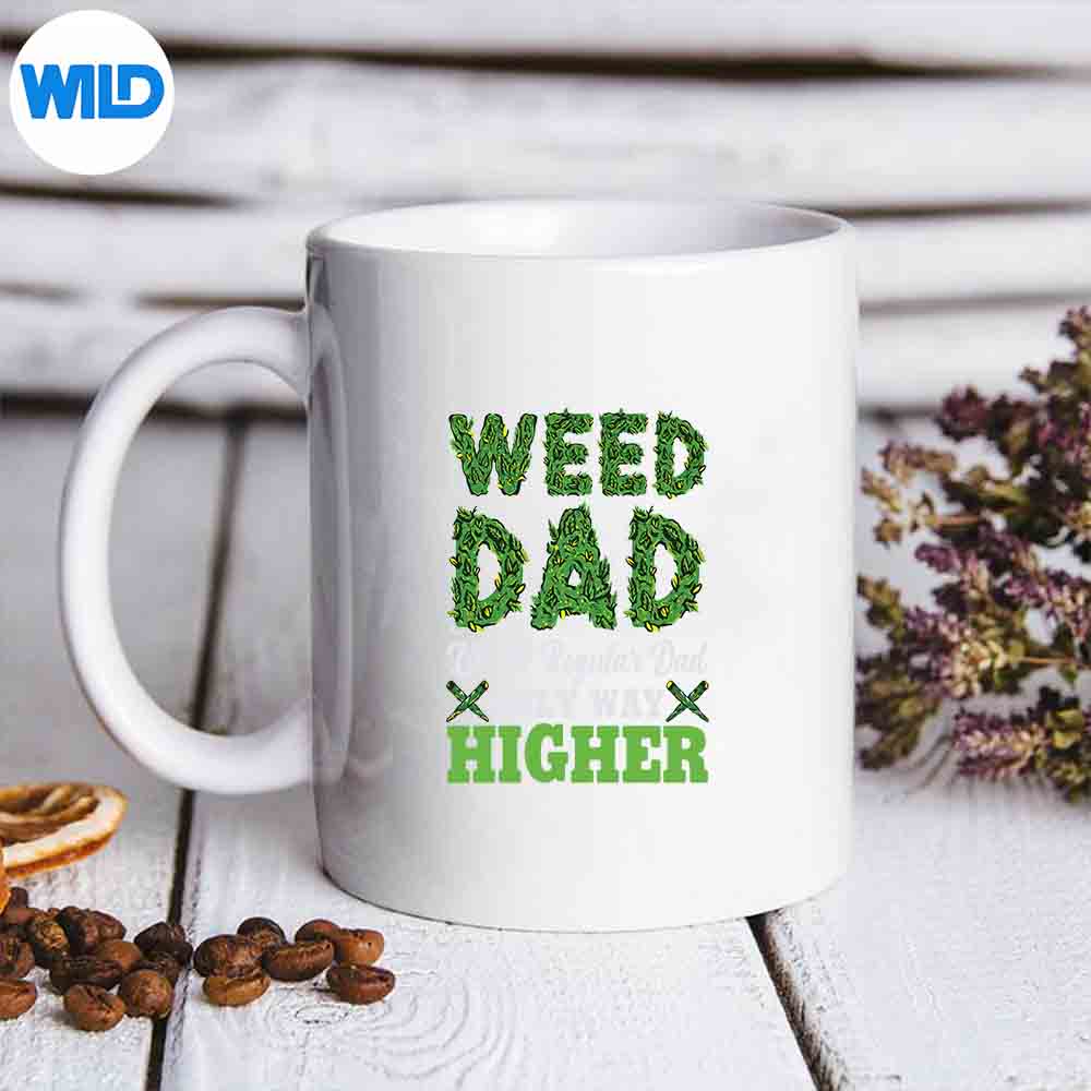 Stoner For Dad Marijuana Weed Cannabis Pot Leaf SVG Cut File