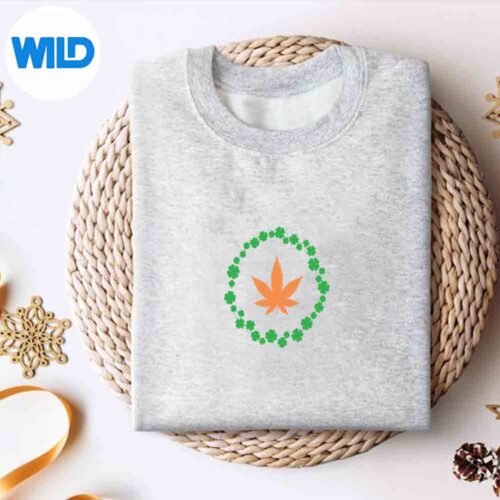 StonerStPatricksDayIrishShamrockWeedsweater