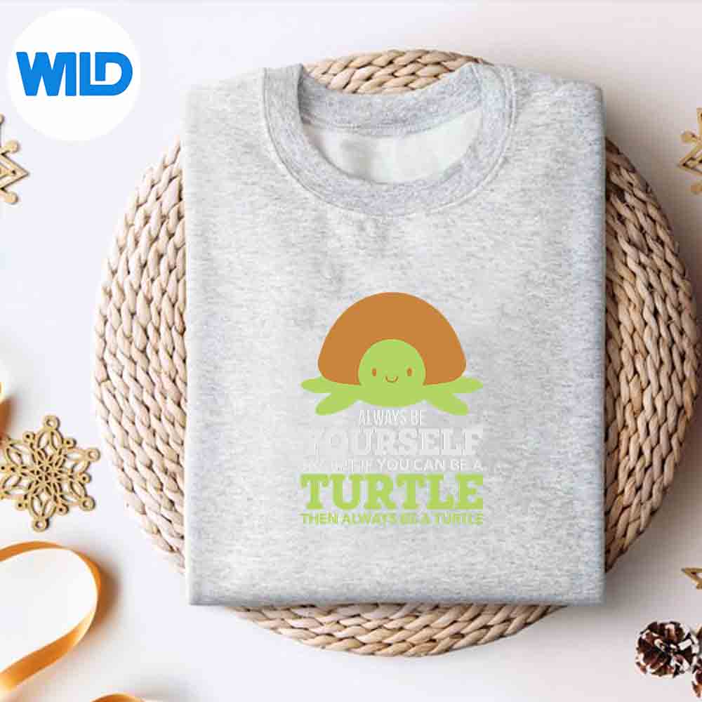 Alternative view of Turtle Always Be Yourself Sea Ocean SVG PNG Download