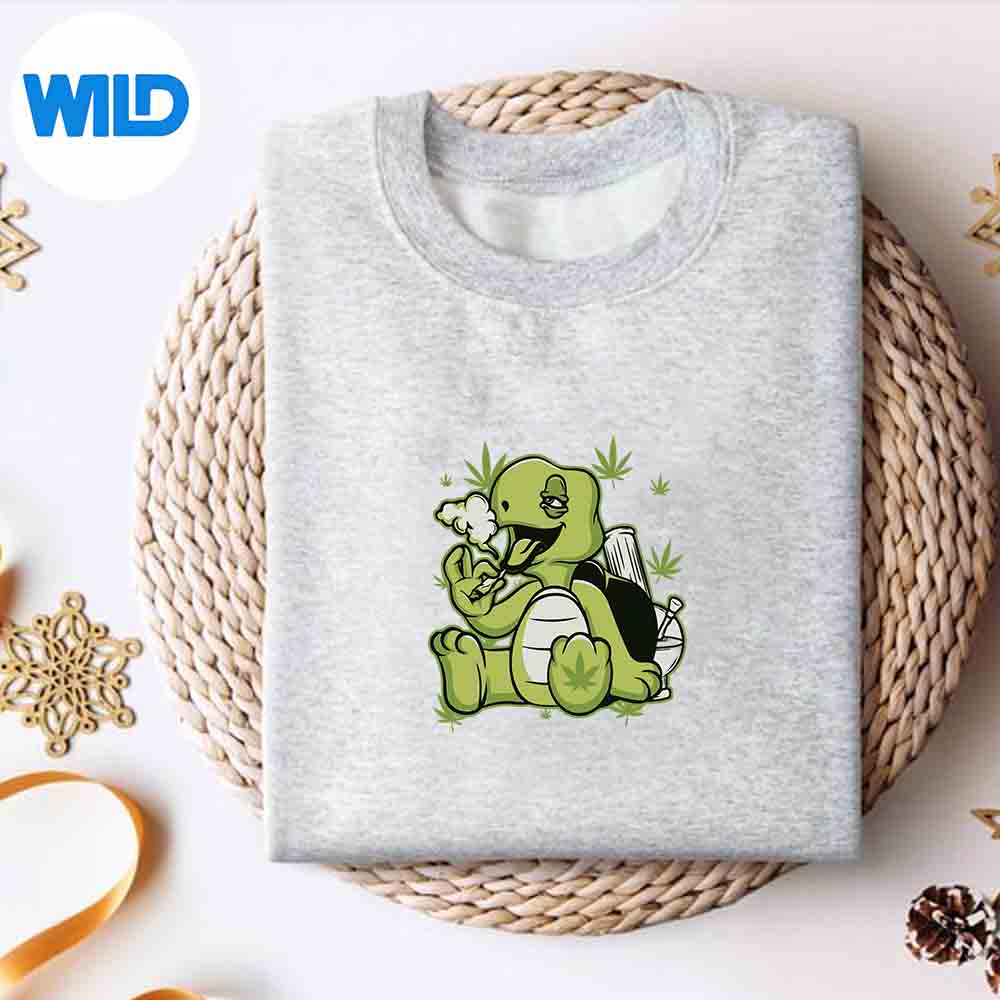 Turtle Smoking Weed Cannabis Marijuana SVG PNG Digital Download 2 Turtle Smoking Weed Cannabis Marijuana SVG PNG Digital Download - Image 2