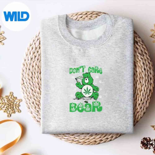 Weed Bear Herb Bear Dont Care Bear Marijuana Cannabis Wonderful Silly Design for Cricut 4 WeedBearHerbBearDontCareBearMarijuanaCannabisWonderfulSillysweater